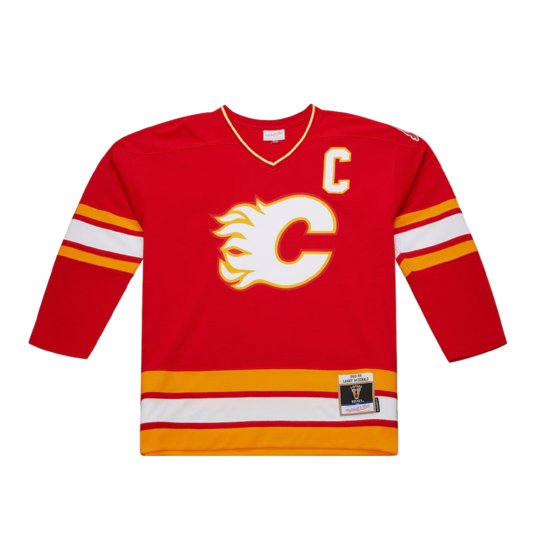 Flames M&N 1989 McDonald Jersey