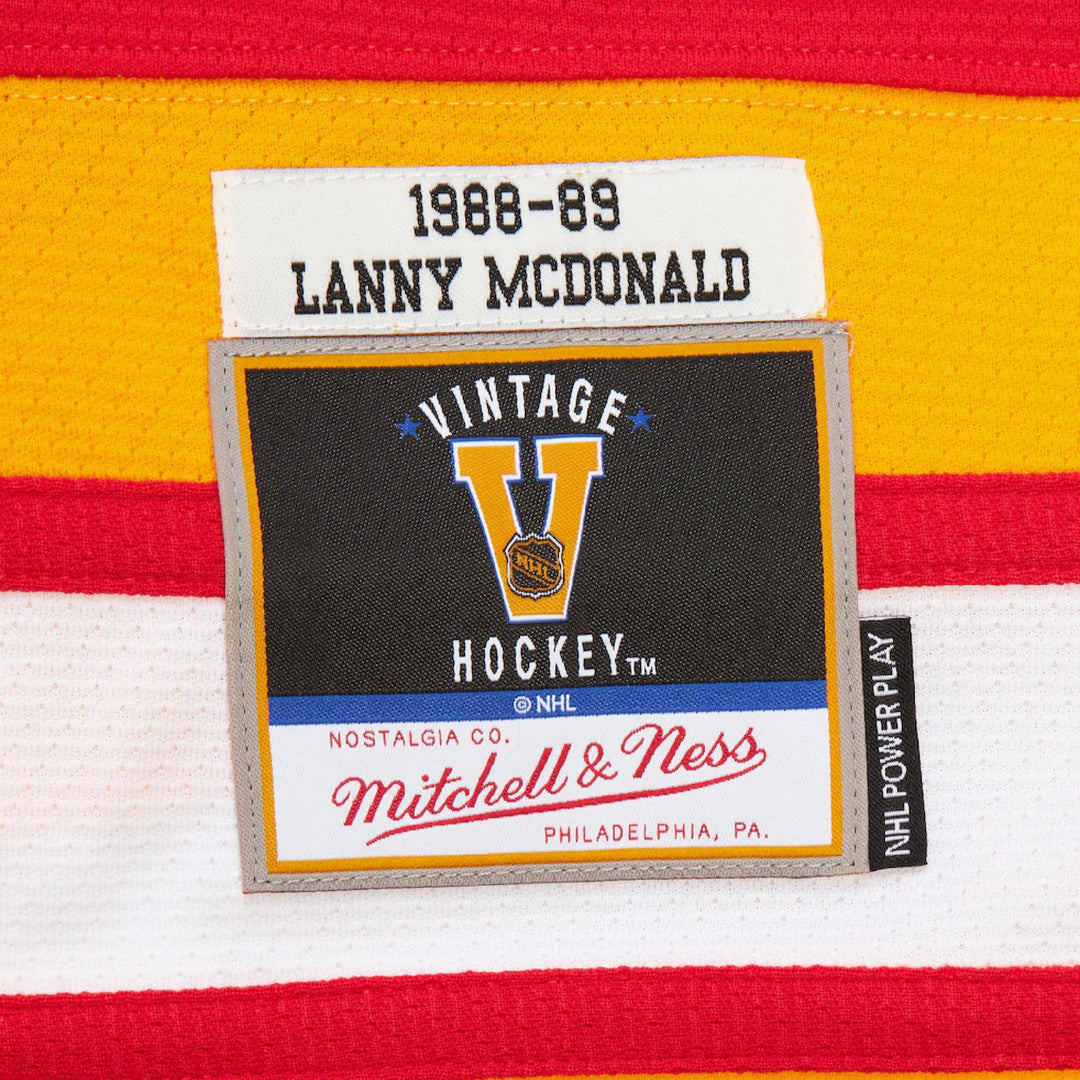 Flames M&N 1989 McDonald Jersey