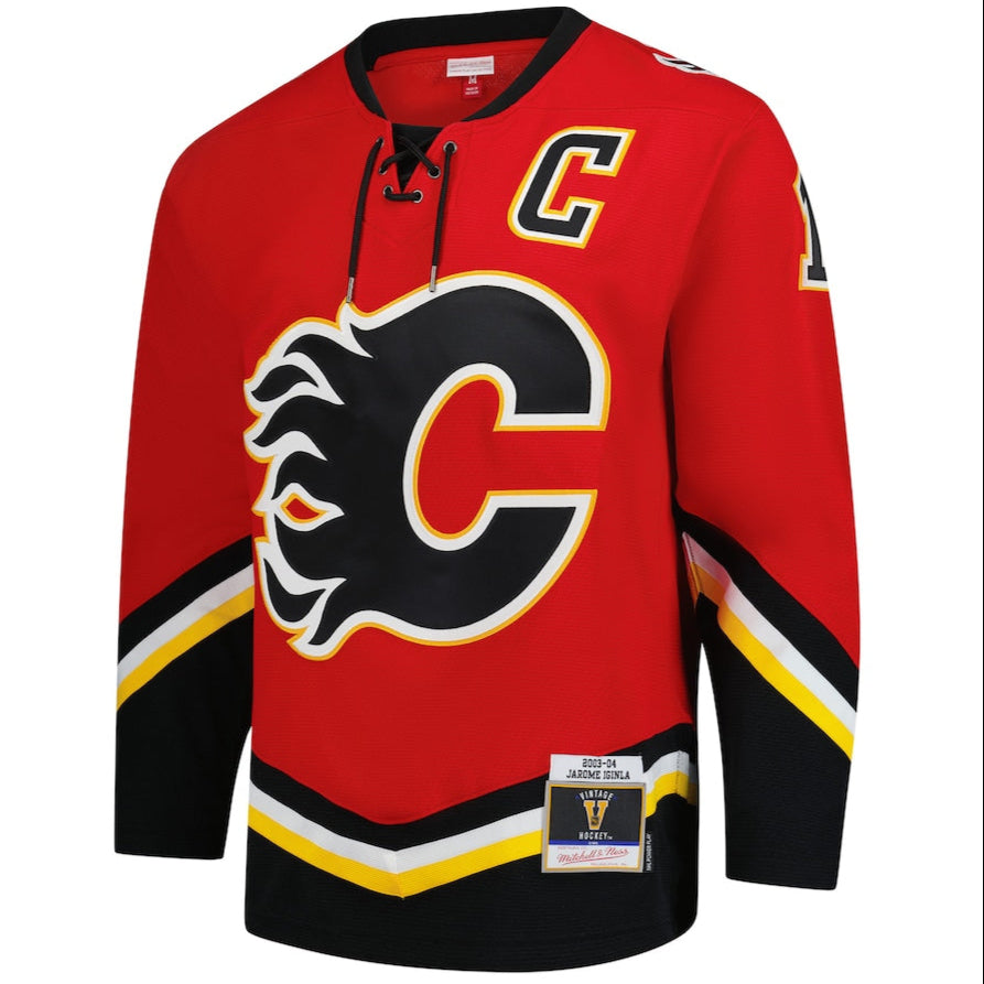 Flames M&N 2003 Iginla Jersey – CGY Team Store