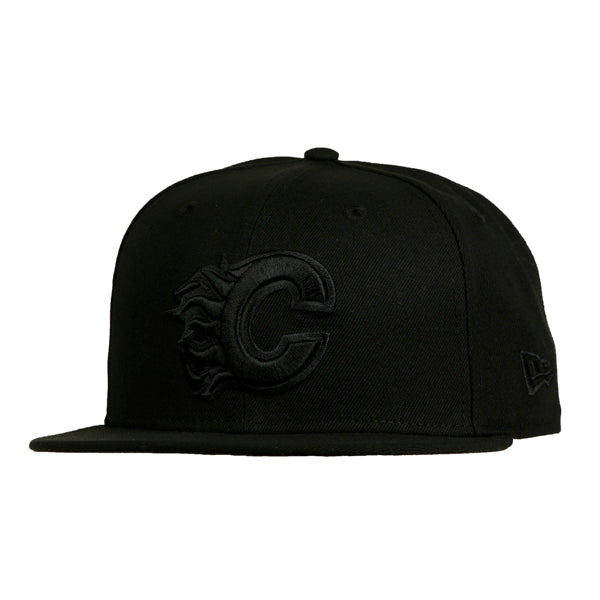 Flames New Era Core Triple Black Adjustable Cap