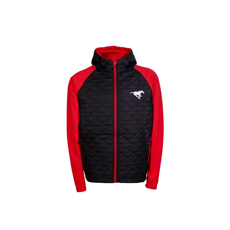Stamps Jacket, Quilt Blk/Red