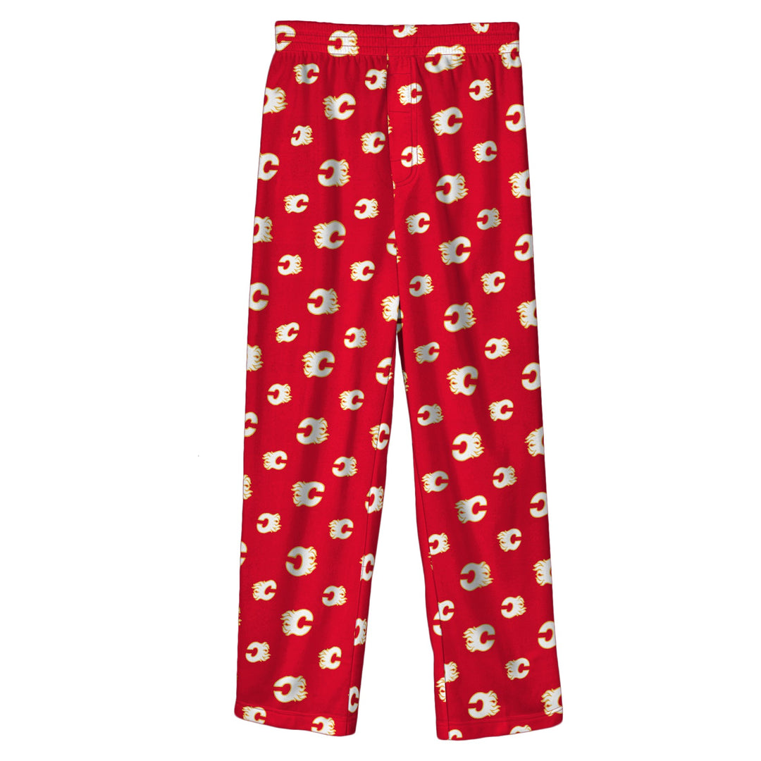 Flames Youth Retro White C PJ Pant