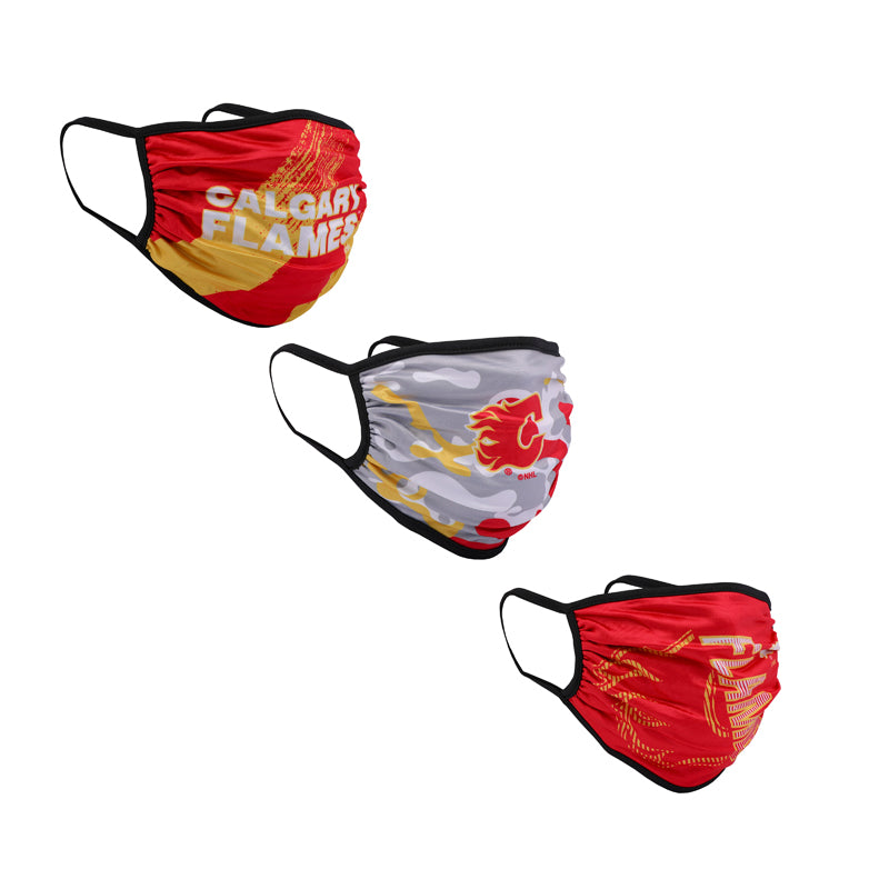 Flames Youth 3 Pc Mask Set