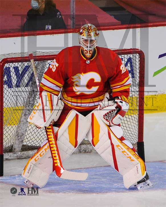 Flames Markstrom Home Unsigned 8x10 Photo