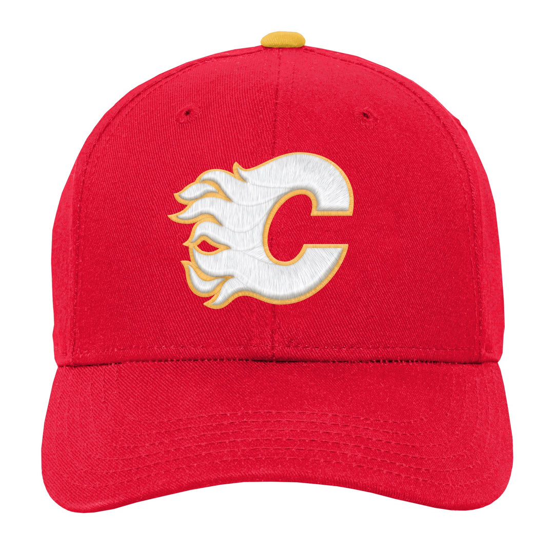 Flames Child Precurved Snap Cap