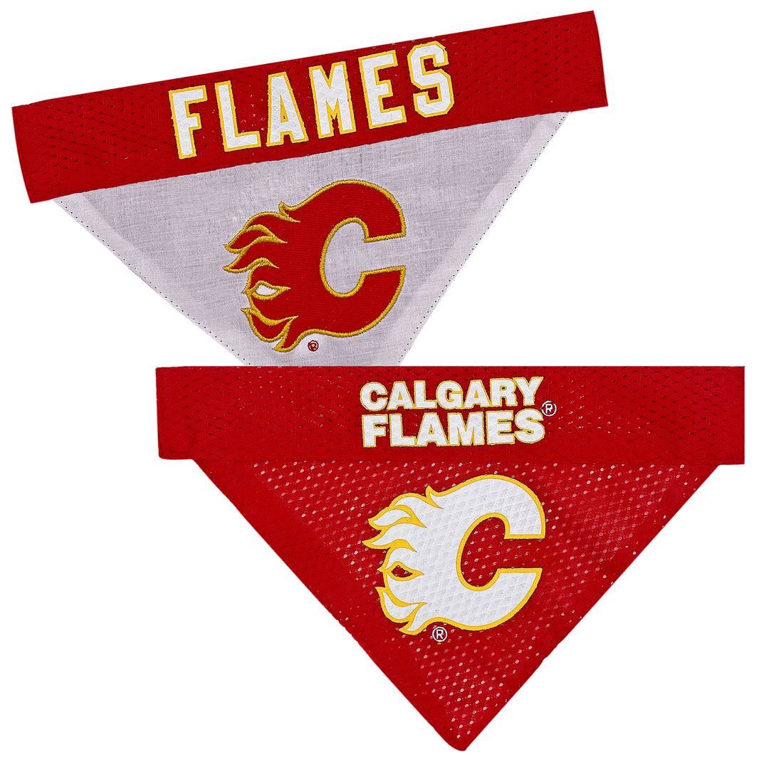 Flames Retro Reversible Pet Bandana