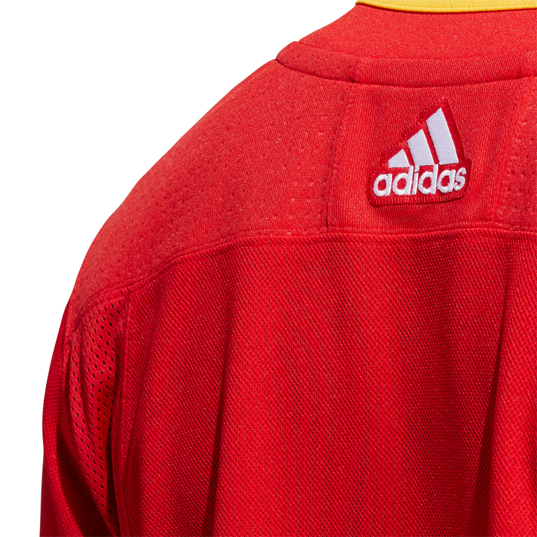 Adidas Men's adidas Red/Yellow Calgary Flames AEROREADY Pullover
