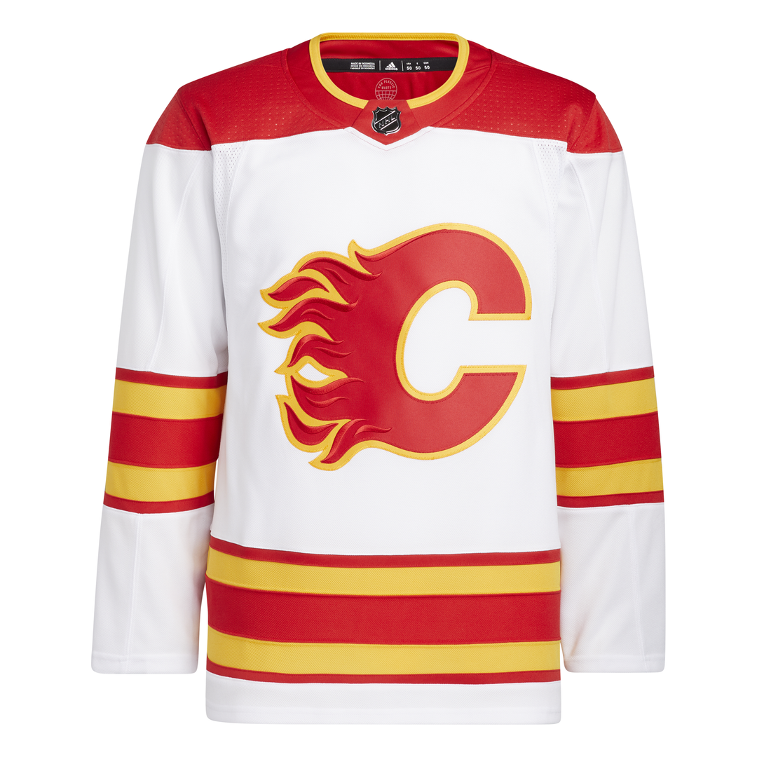 Flames adidas ADIZERO PrimeGreen Retro Away Jersey CGY Team Store