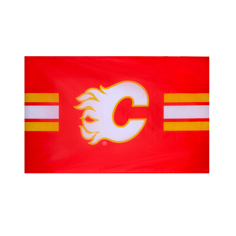Flames Retro Banner Flag