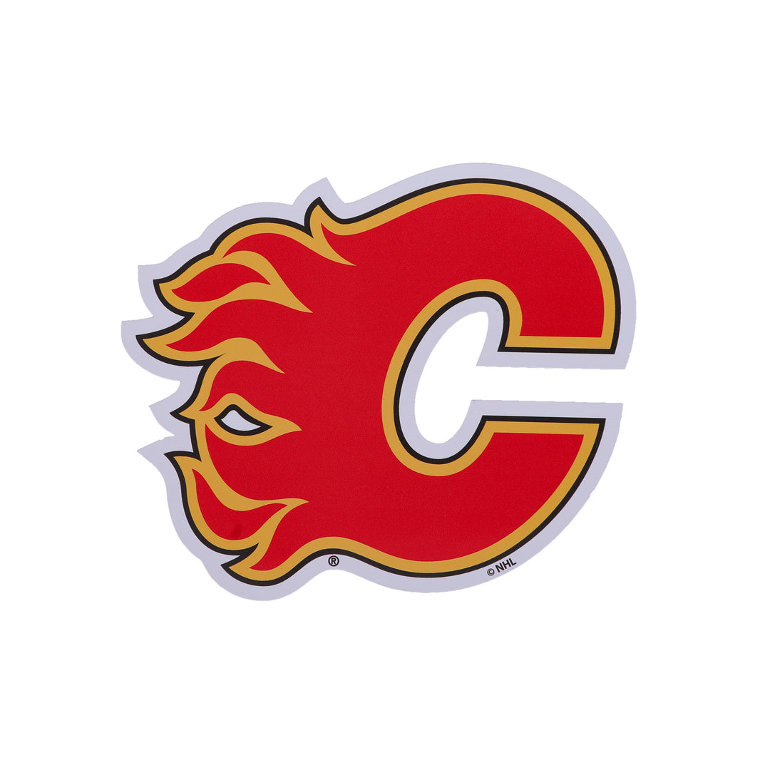 Flames Red C Car Magnet