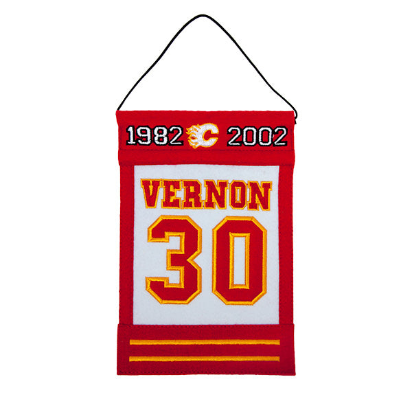 Flames Mike Vernon Mini Banner