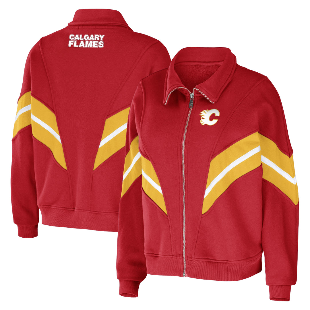 Flames Ladies wEAr Full-Zip Stripe Jacket