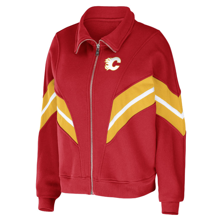 Flames Ladies wEAr Full-Zip Stripe Jacket