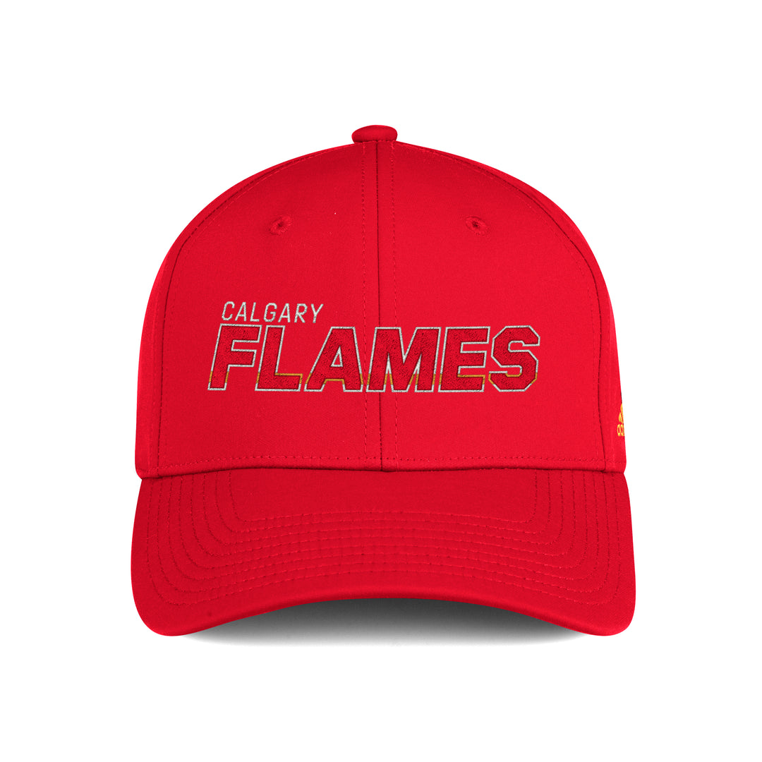 Flames adidas Team Bar Stretch Cap