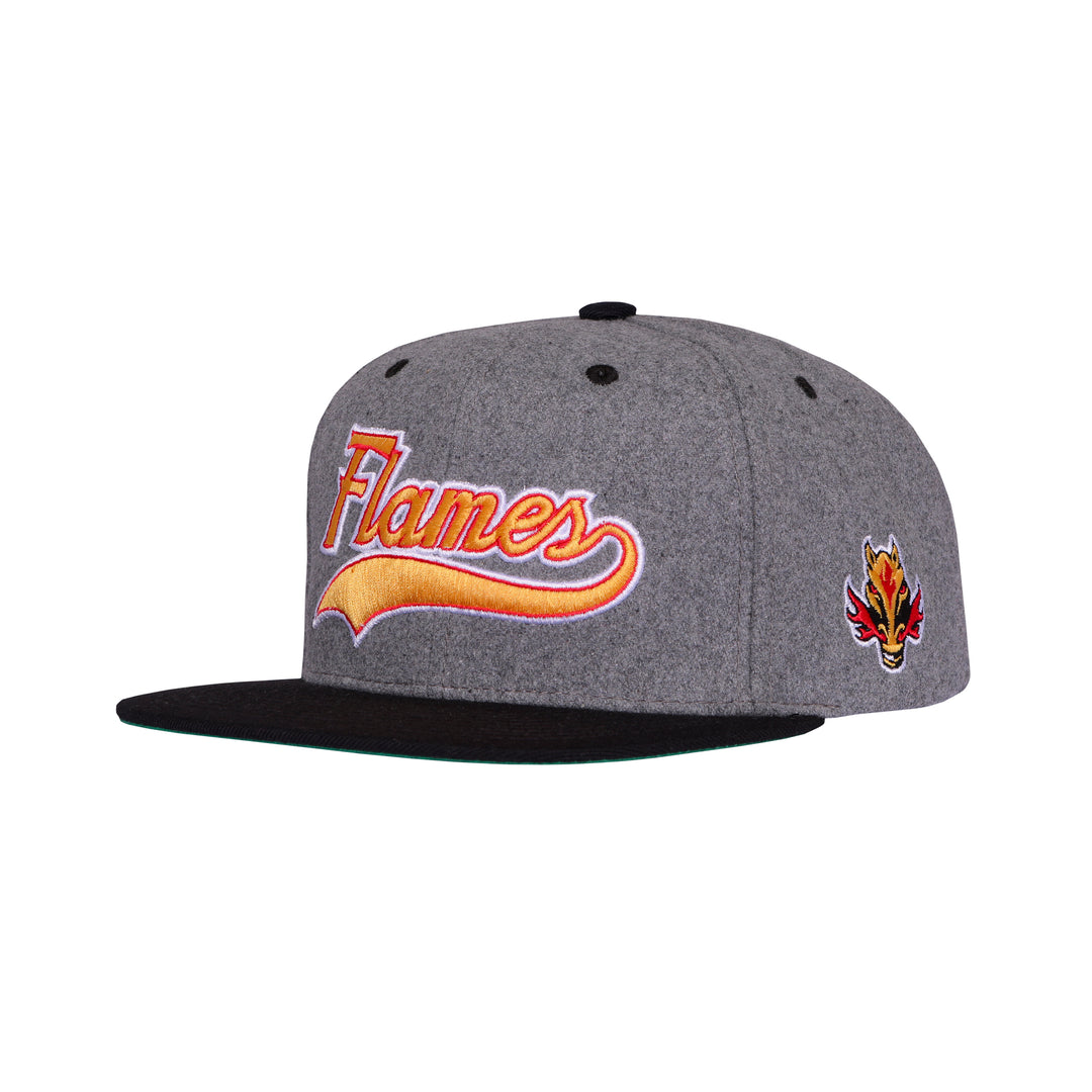 Flames M&N Melton Cod Snapback Cap