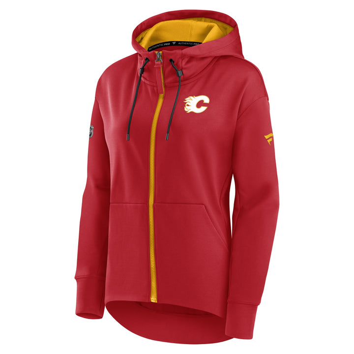 Flames Ladies Fanatics RINK AP22 Fleece Full-Zip Hoodie