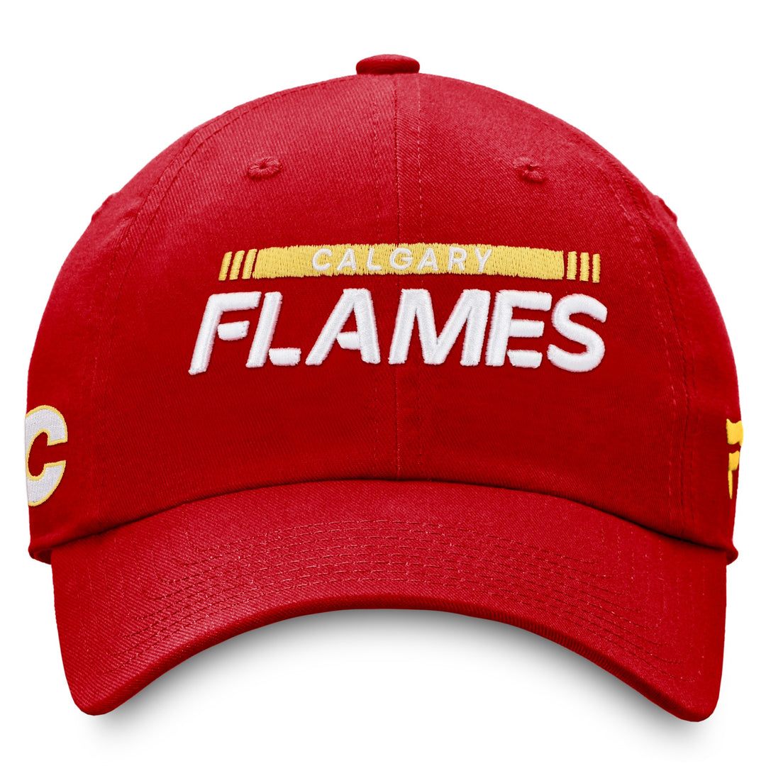 Flames Fanatics Fanatics RINK AP22 Unstruc Adj Cap Red