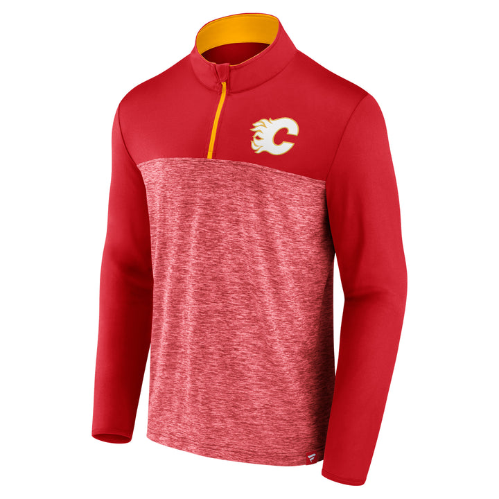 Flames Fanatics Iconic Defender Quarter-Zip Pullover