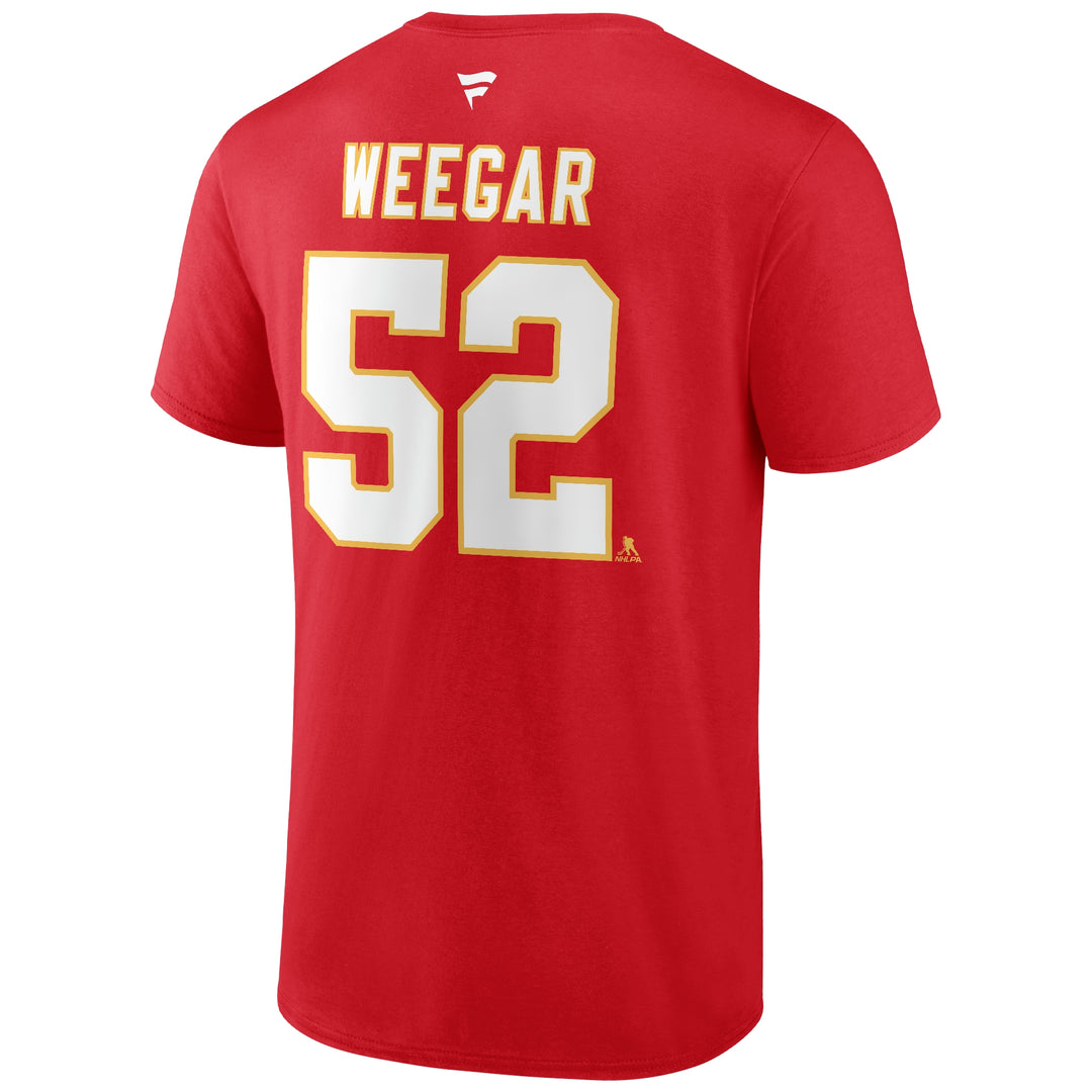 Flames Fanatics Retro Weegar Player T-Shirt