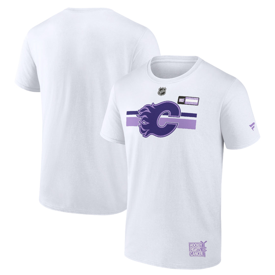 Flames Fanatics '22 Hockey Fights Cancer T-Shirt
