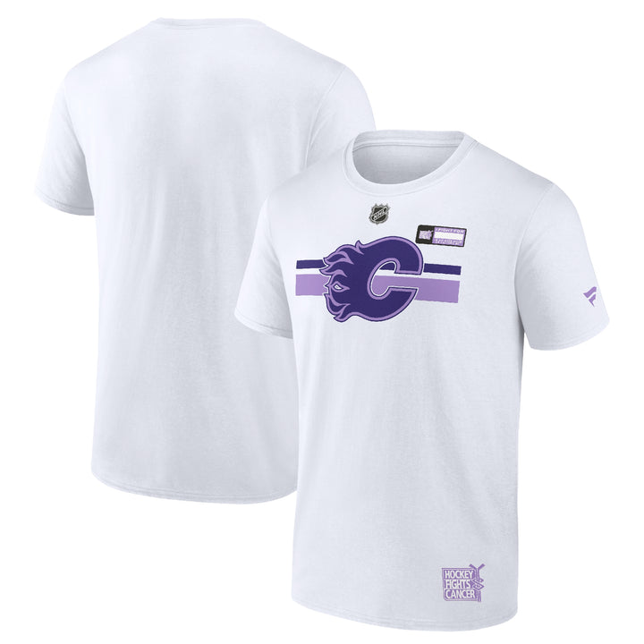 Flames Fanatics '22 Hockey Fights Cancer T-Shirt