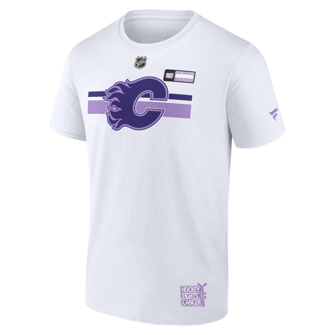 Flames Fanatics '22 Hockey Fights Cancer T-Shirt