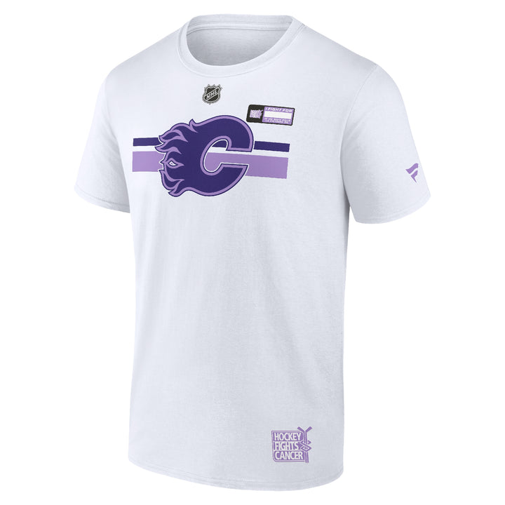 Flames Fanatics '22 Hockey Fights Cancer T-Shirt