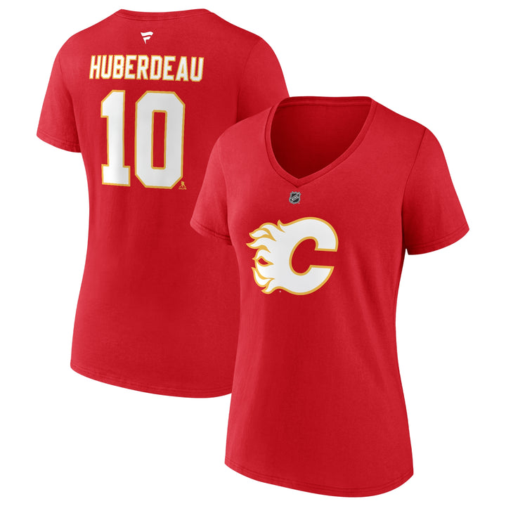 Flames Ladies Fanatics Retro Huberdeau Player T-Shirt