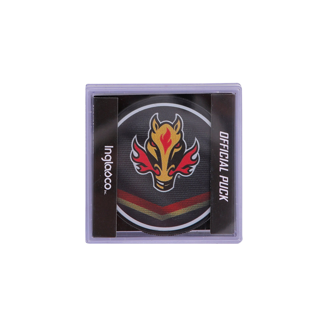 Flames Blasty 3rd Jersey Cubed Puck