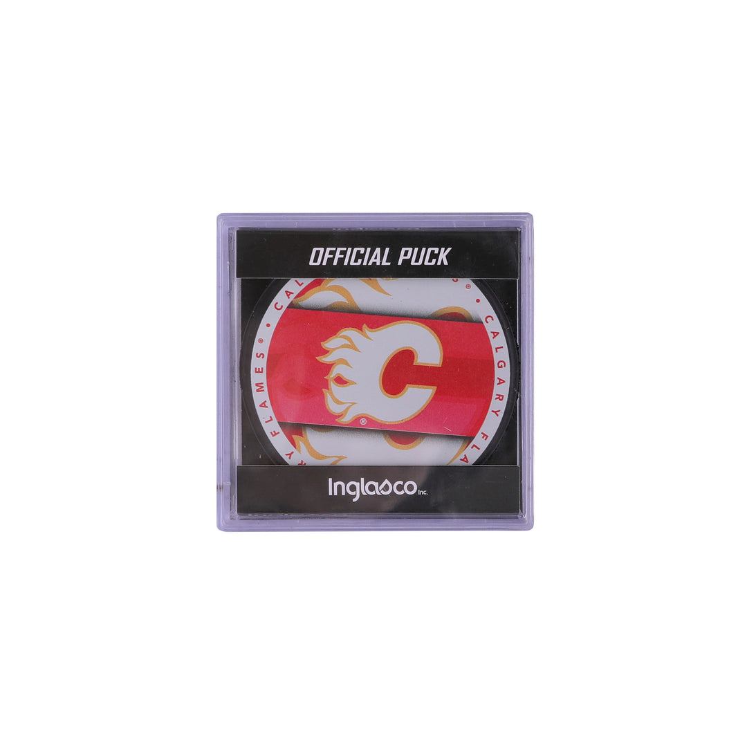 Flames Medallion Cubed Puck
