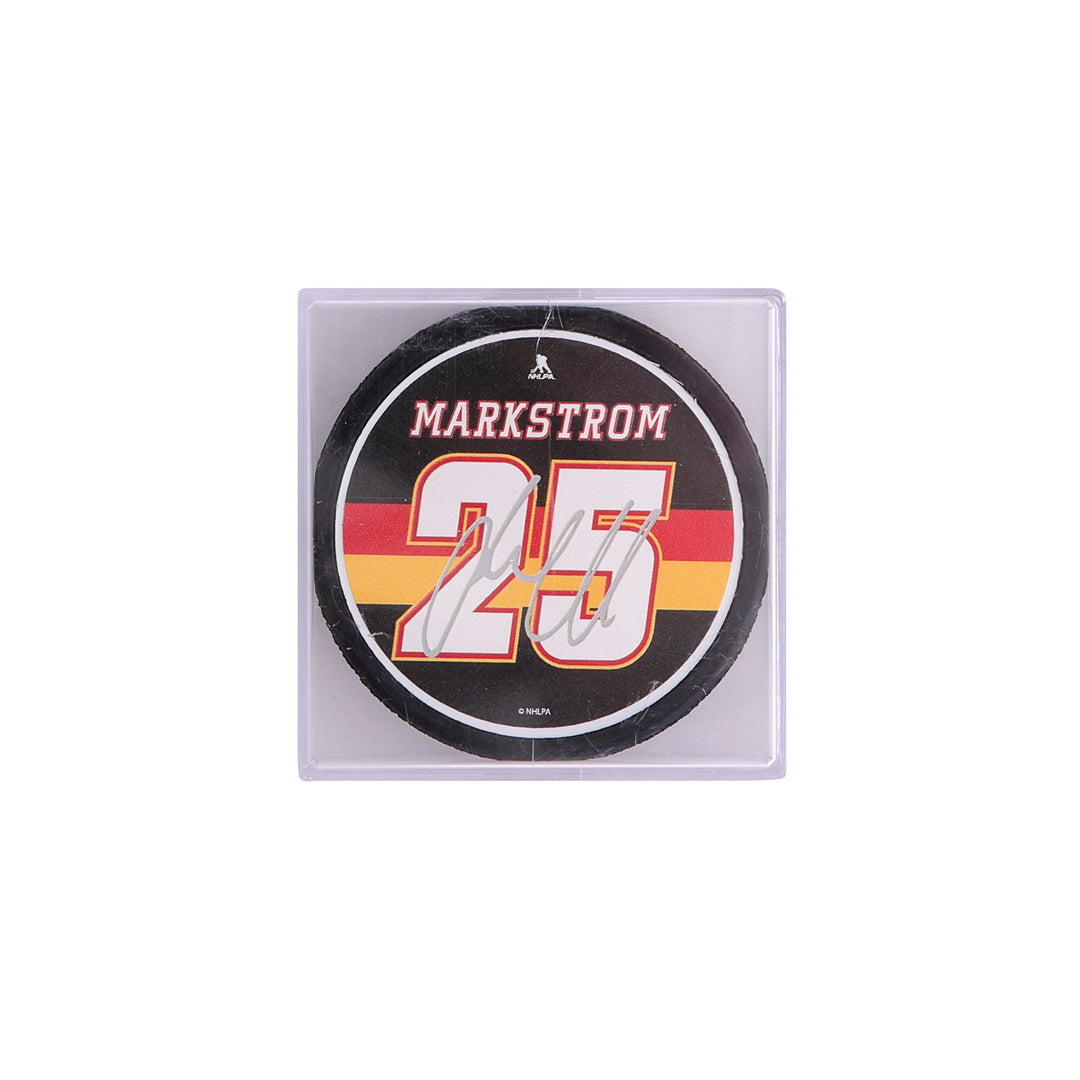 Flames 3rd Markstrom #25 Puck