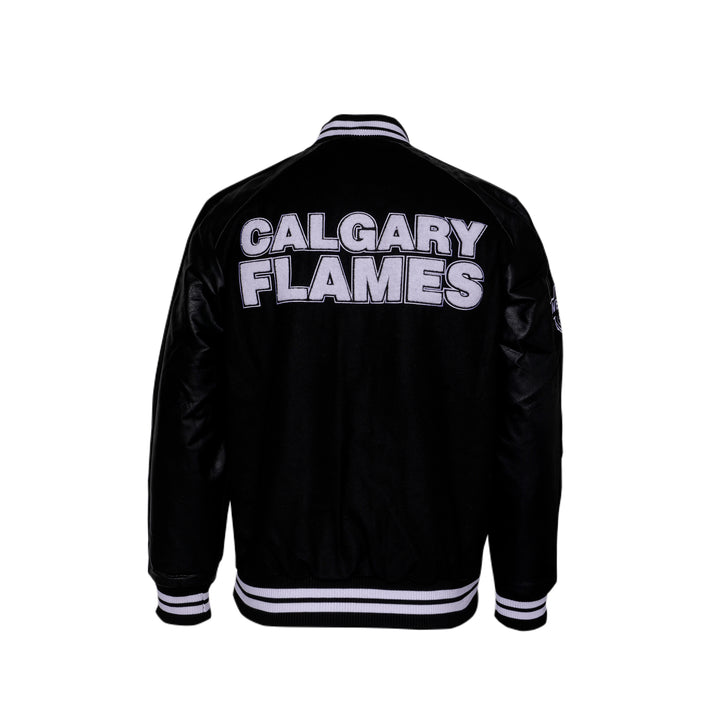 Flames Varsity Quick Snap Jacket