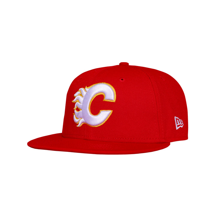 Flames New Era 5950 Fitted Core White C Cap