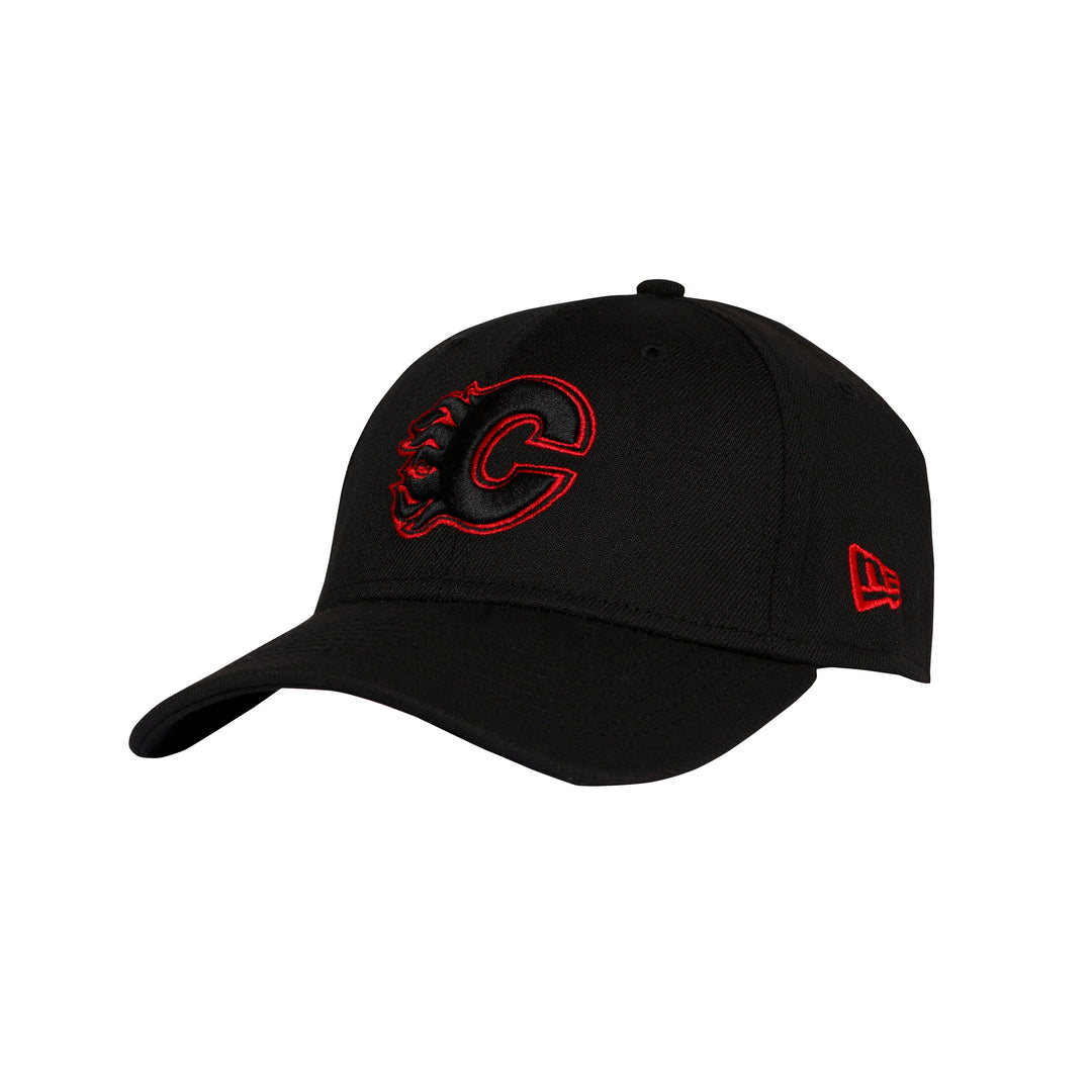 Flames New Era 3930 Stretch Core Red Pop Cap