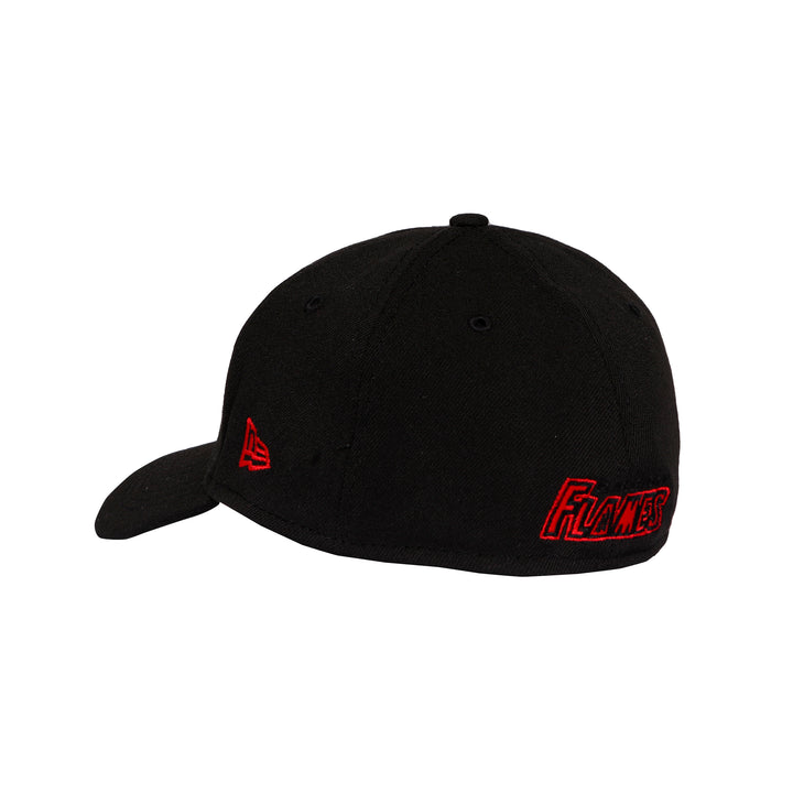 Flames New Era 3930 Stretch Core Red Pop Cap