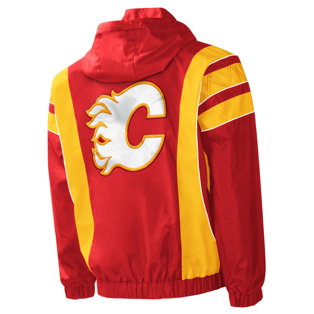 Calgary Flames Red O-Line Satin Jacket