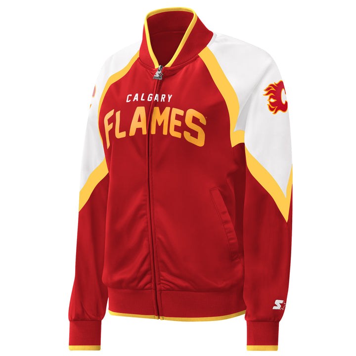 Flames Ladies Starter Touchdown Full-Zip Track Jacket