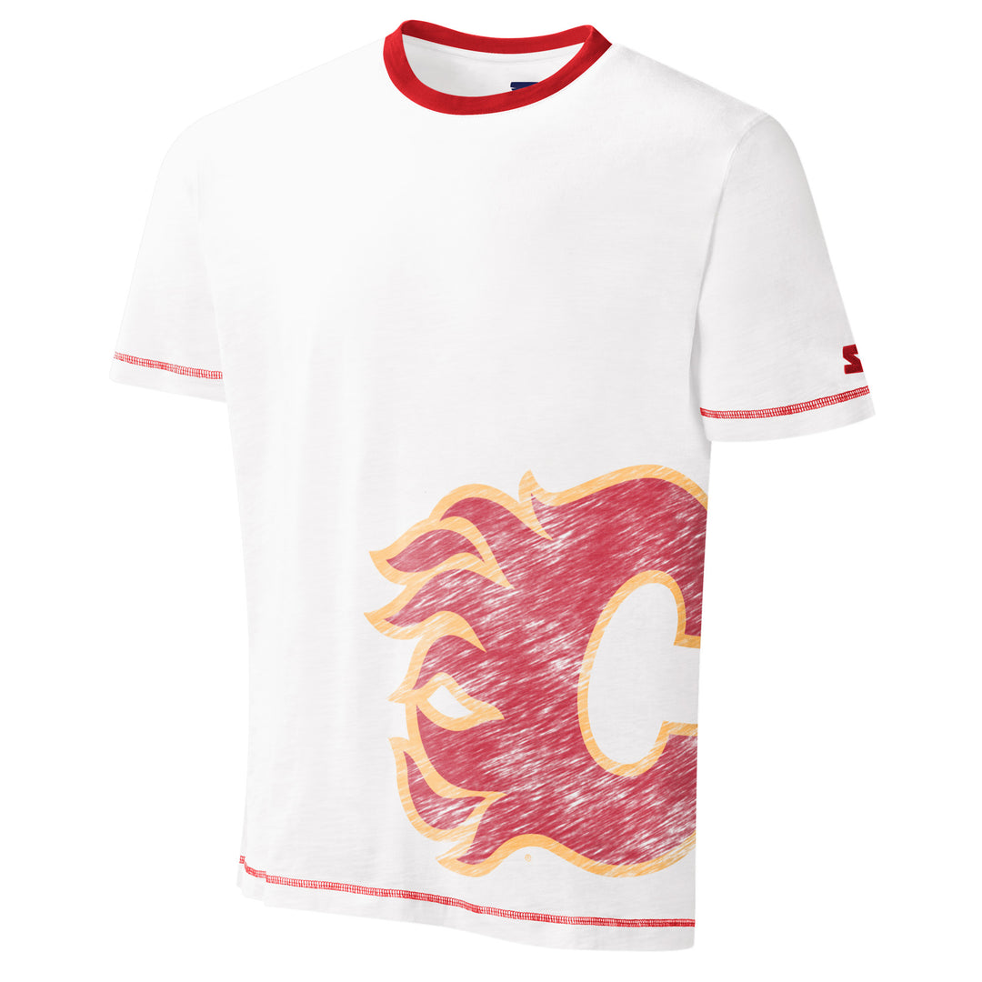 Flames Points Oversized Logo T-Shirt