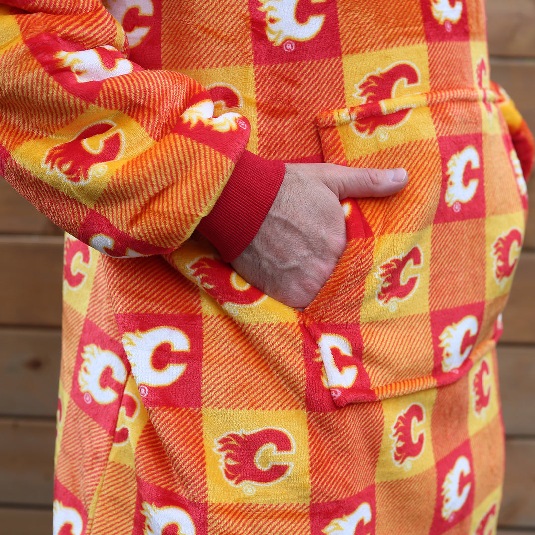 Flames Snuggle Me Hooded Blanket