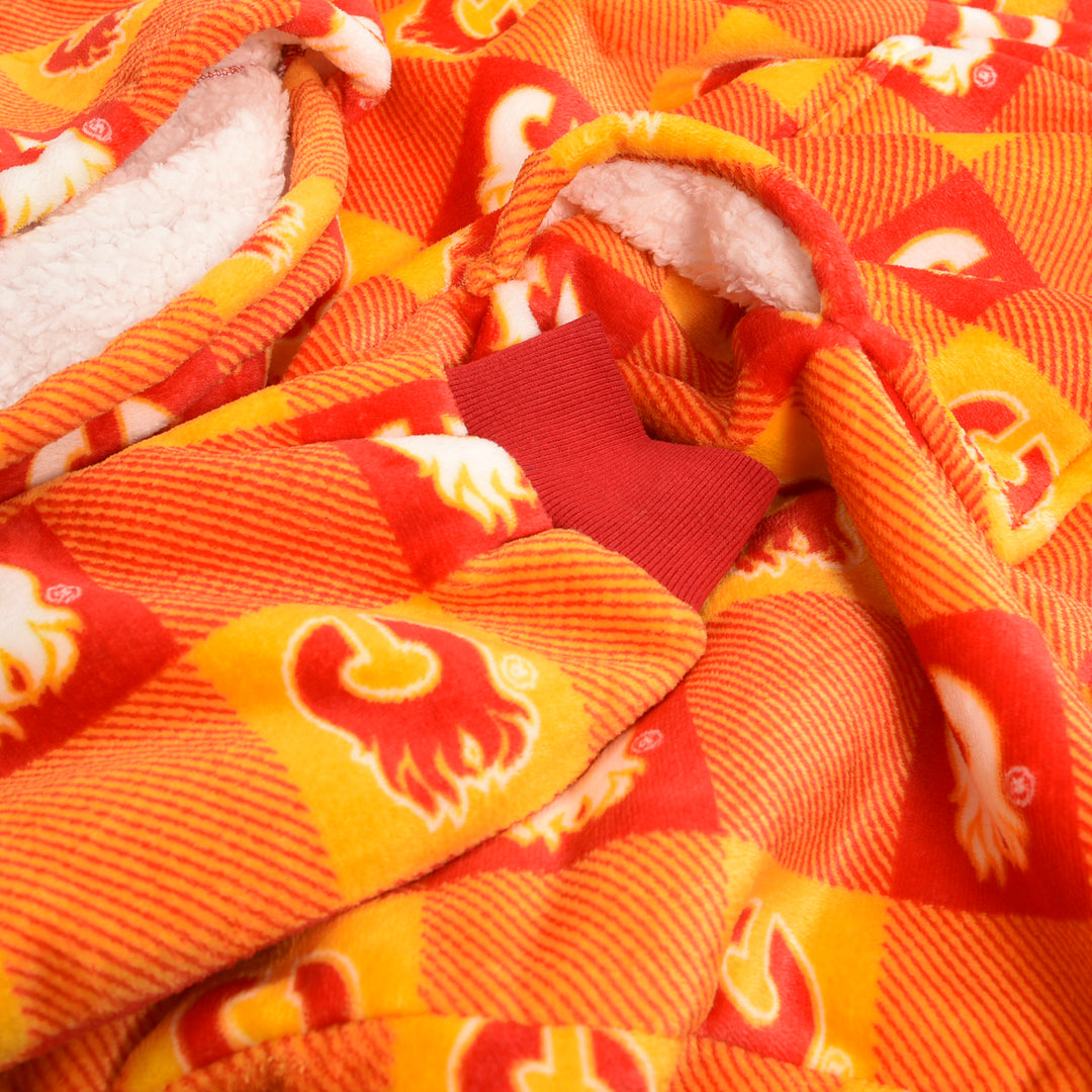 Flames Snuggle Me Hooded Blanket