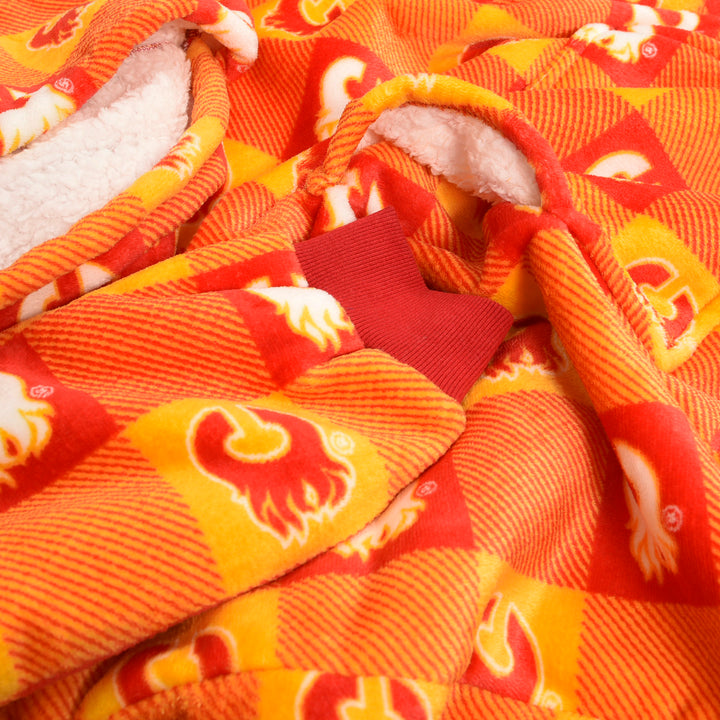 Flames Snuggle Me Hooded Blanket