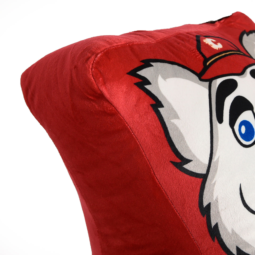 Flames Harvey Mascot Pillow