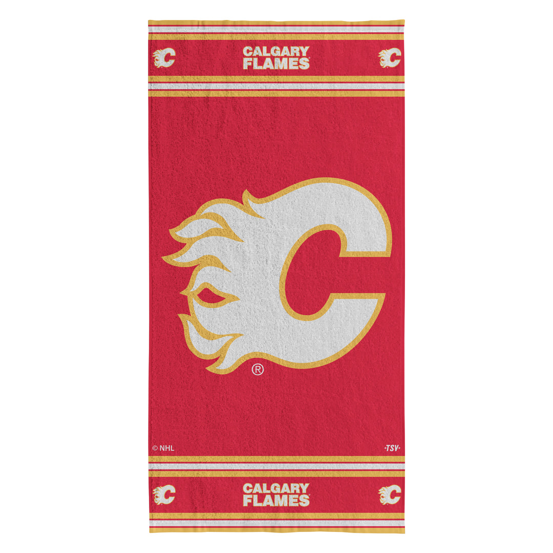 Flames Micro Fibre Beach Towel