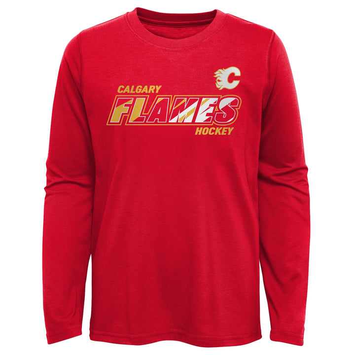 Flames Youth Rink Reimagined Long Sleeve Shirt