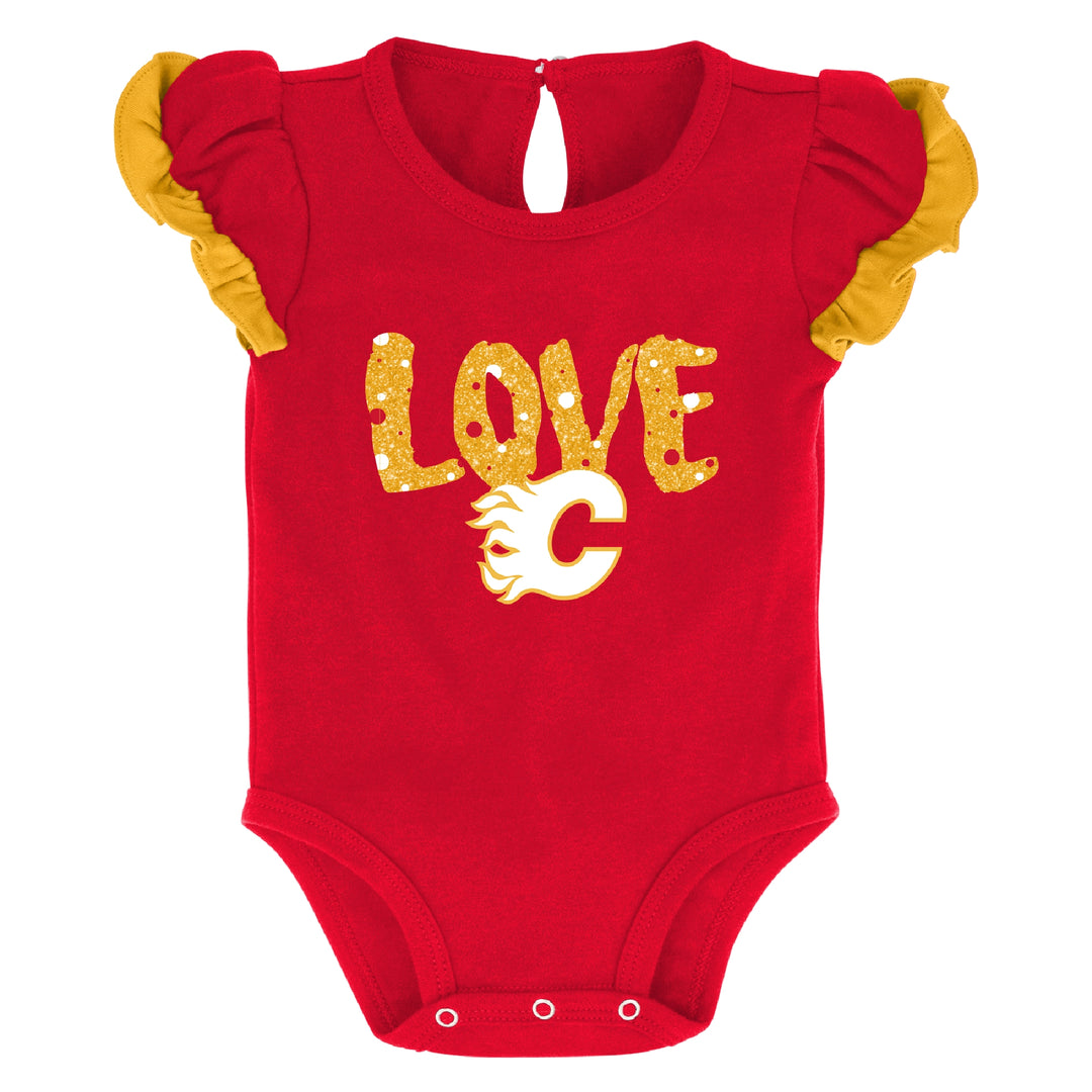 Flames Infant Hockey Star Creeper Set