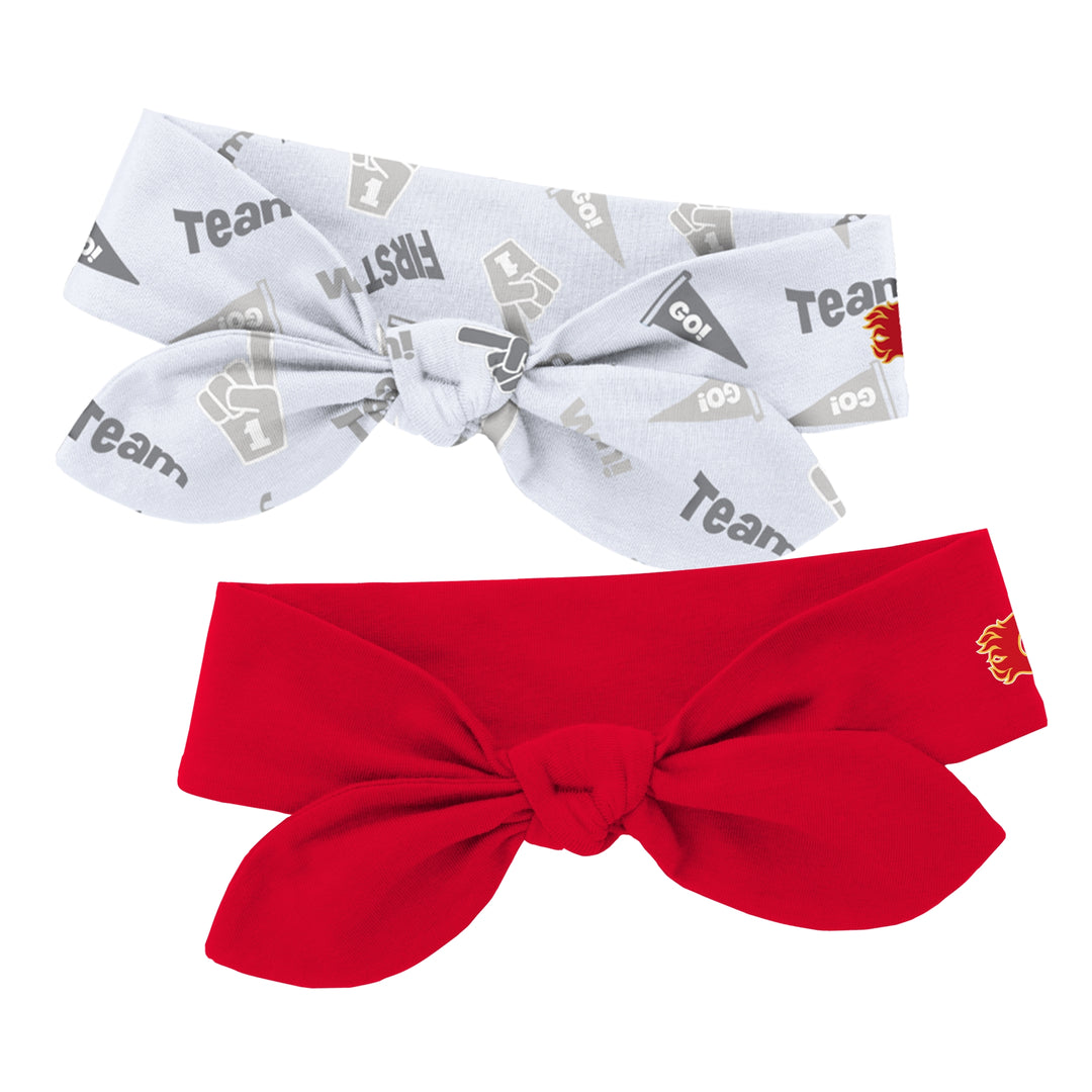 Flames Infant Knotty Headband Set