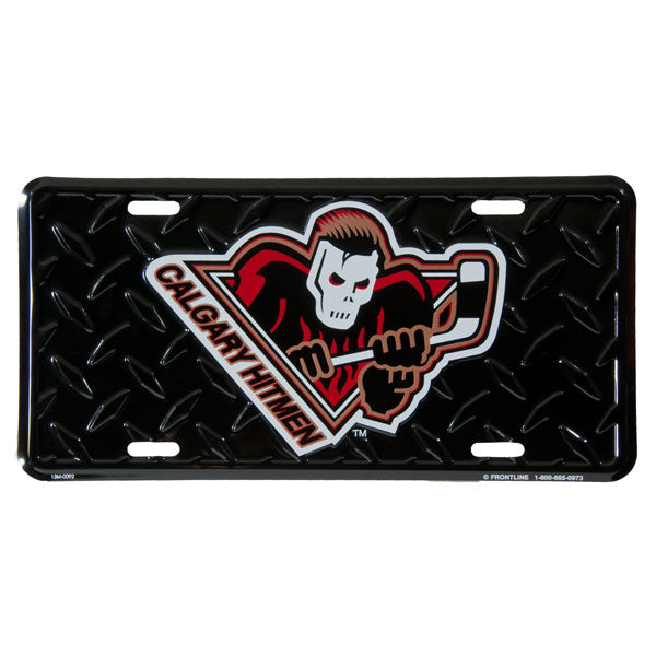 Hitmen Metal License Plate