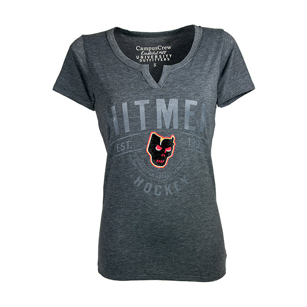 Hitmen Ladies Notch Neck T-Shirt