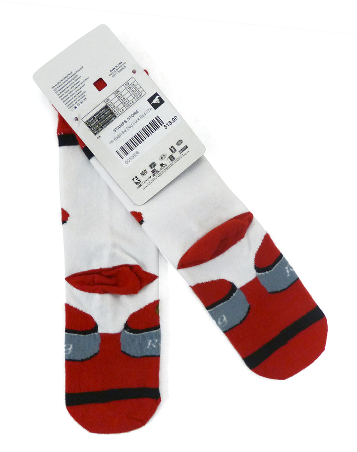 Stamps Youth Ralph the Dog Sock Red