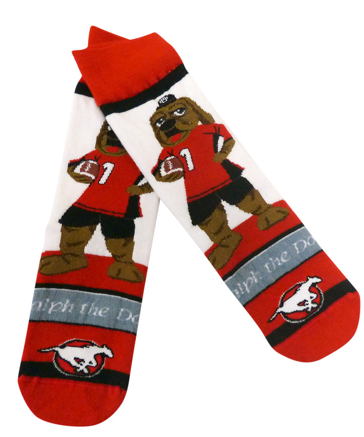 Stamps Youth Ralph the Dog Sock Red